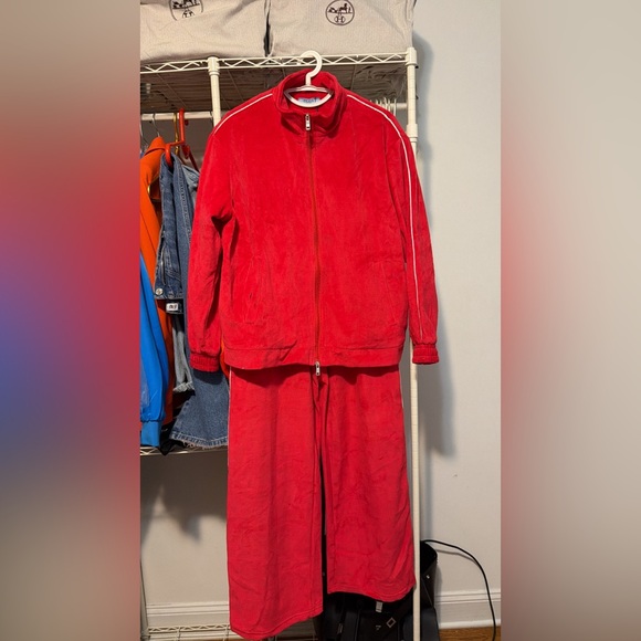 Pants - Velour Two-Piece Set